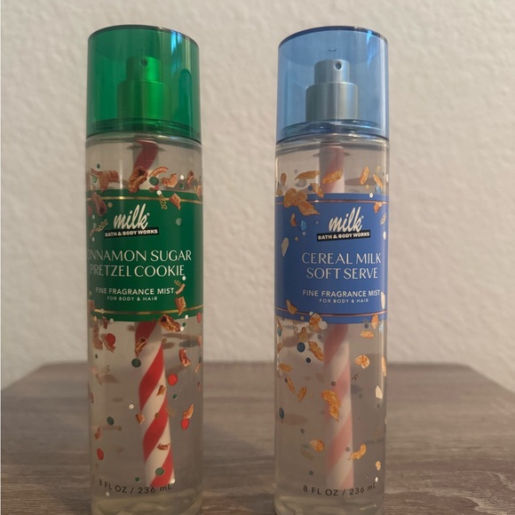 Bath & Body Works set - 4 body mists from the milk collection - Picture 2 of 3